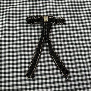 Vintage Rockymount Ranch Wear 1970s Cowboy Western Bow Tie Bowtie Collar Clip